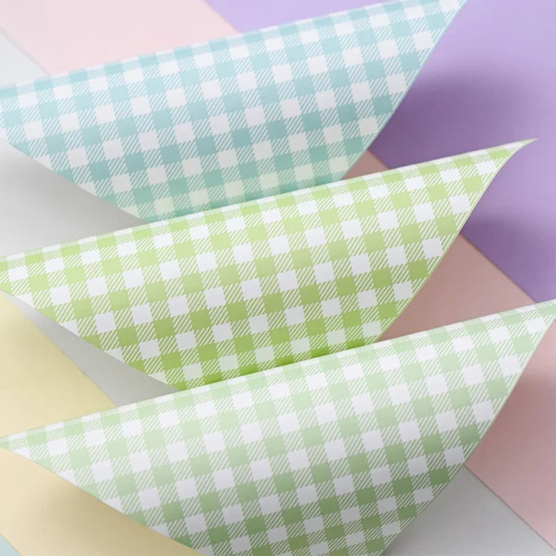 12 Sheet 6"X 6" Dot Grid Pattern Craft Paper Handmade Art Paper Background Pad Card Making Scrapbooking Material Pack
