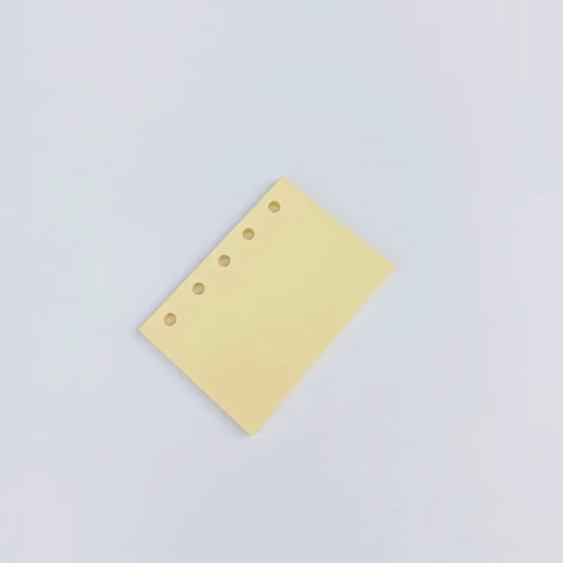 M5 5 Holes 50Shhets Colorful Loose Leaf Notebook Refill Spiral Binder Inner Page To Do Line Dot Grid Inside Paper Stationery