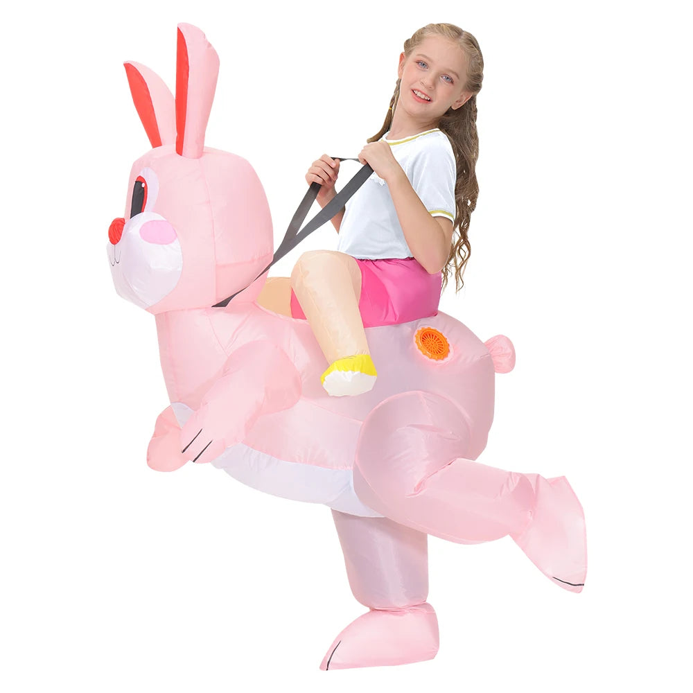 Kids Child Dinosaur Unicorn Inflatable Costume Cute Funny Clothing For Boys Girls Halloween Christmas Performance Party Suits