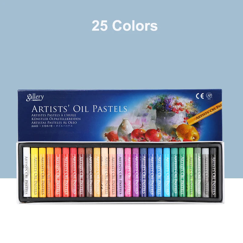 25/50 Colors Oil Pastel Soft Stick Set Children Professional Painting Drawing Graffiti Art Crayons Washable Art Student Supplies