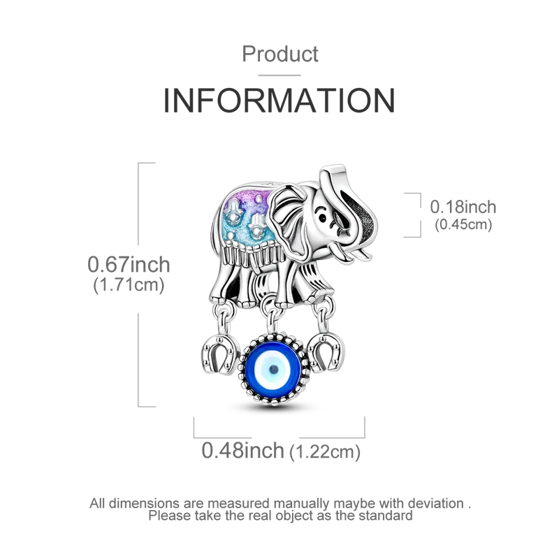 925 Silver elephant lion rhinoceros dinosaur Animal Charms Beads Fit 4MM hole diamet Bracelets Fine DIY Christmas Jewelry Gifts