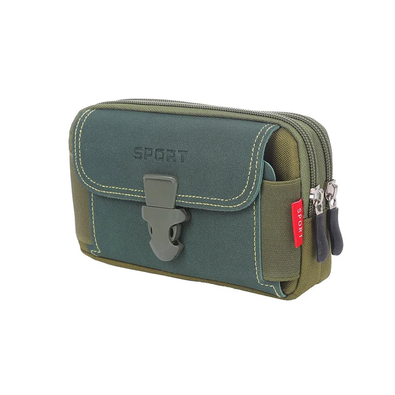 Man Belt Pouch Mobile Phone Bag for Men Phone Holster Bag Molle Waist Bag Pack Small Tactical Duty Belt Backpack Card Holder
