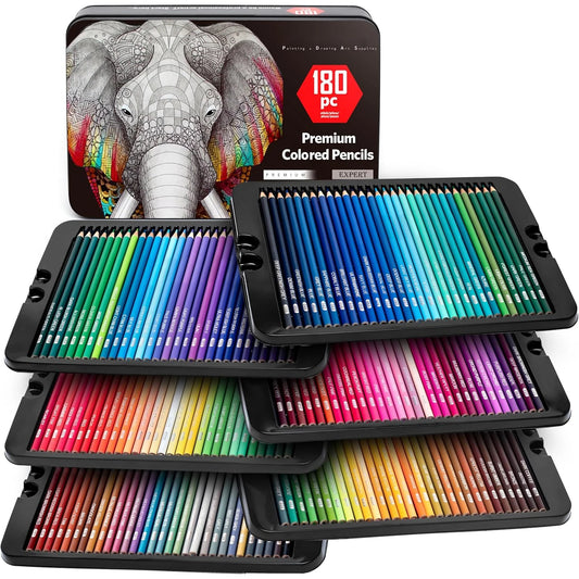 Professional Colored Pencils – 72 to 260 Oil-Based Pencils for Fine Art