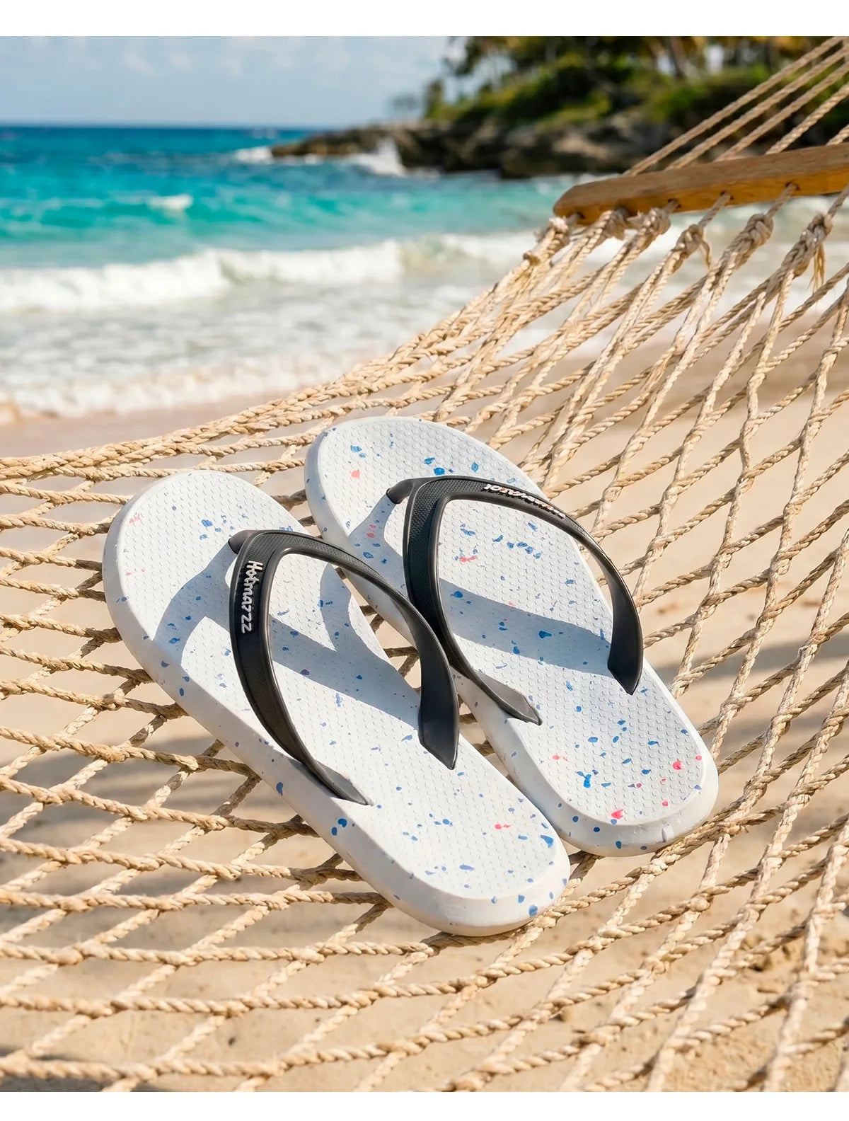 New Adult flip-flops Unisex Anti-slip Casual Beach Slippers Women's Man's Printed Waterproof Wear-resistant Sandals Flip Flops