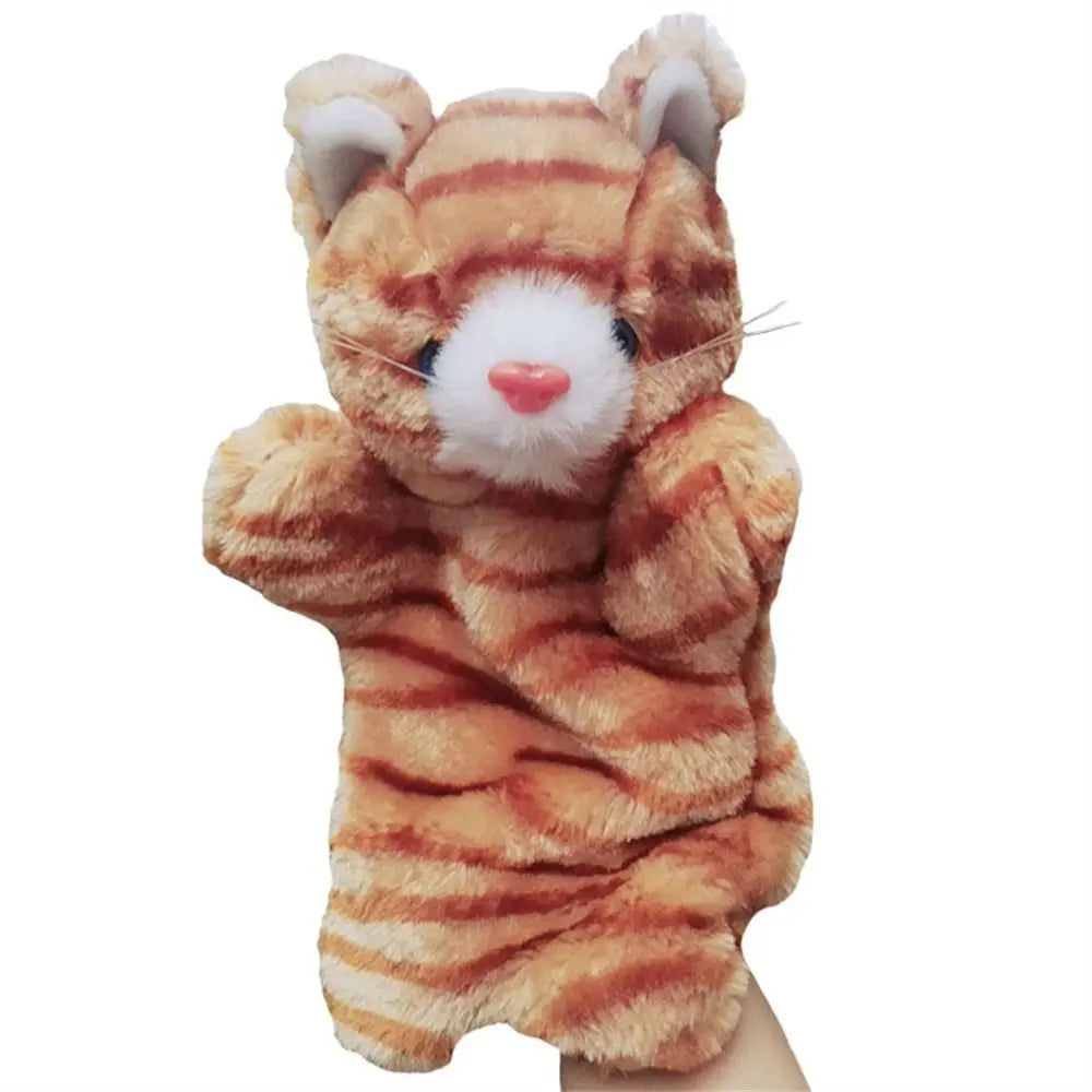 25cm Animal Hand Puppet Plush Toy Hand Doll Telling Story Dolls Toy Glove Puppets Early Learning Educational Toys Gifts for Kids
