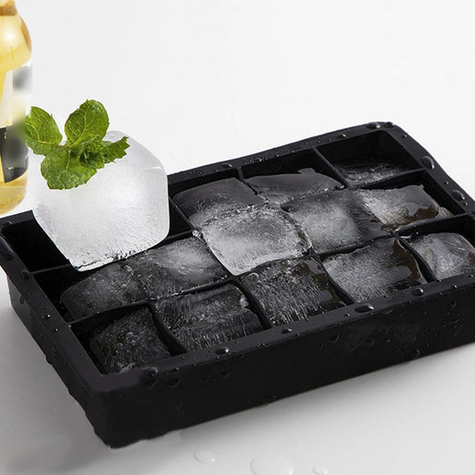 15 Square Ice Cube Molds With Silicone Easy Release Ice Cream Homemade Summer Beverage Cooling Kitchen And Bar Tools