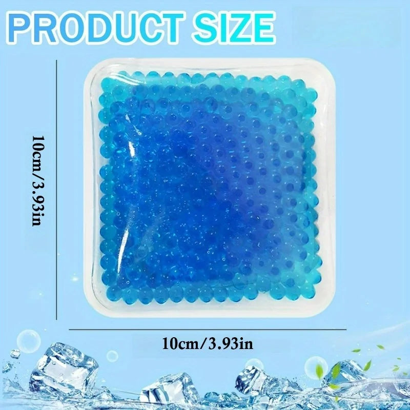 Flexible Reusable Hot Cold Gel Pack for Knee, Neck, Wrist, Ankle Pain Relief - Summer Cooling Pad, Family First Aid Essentia