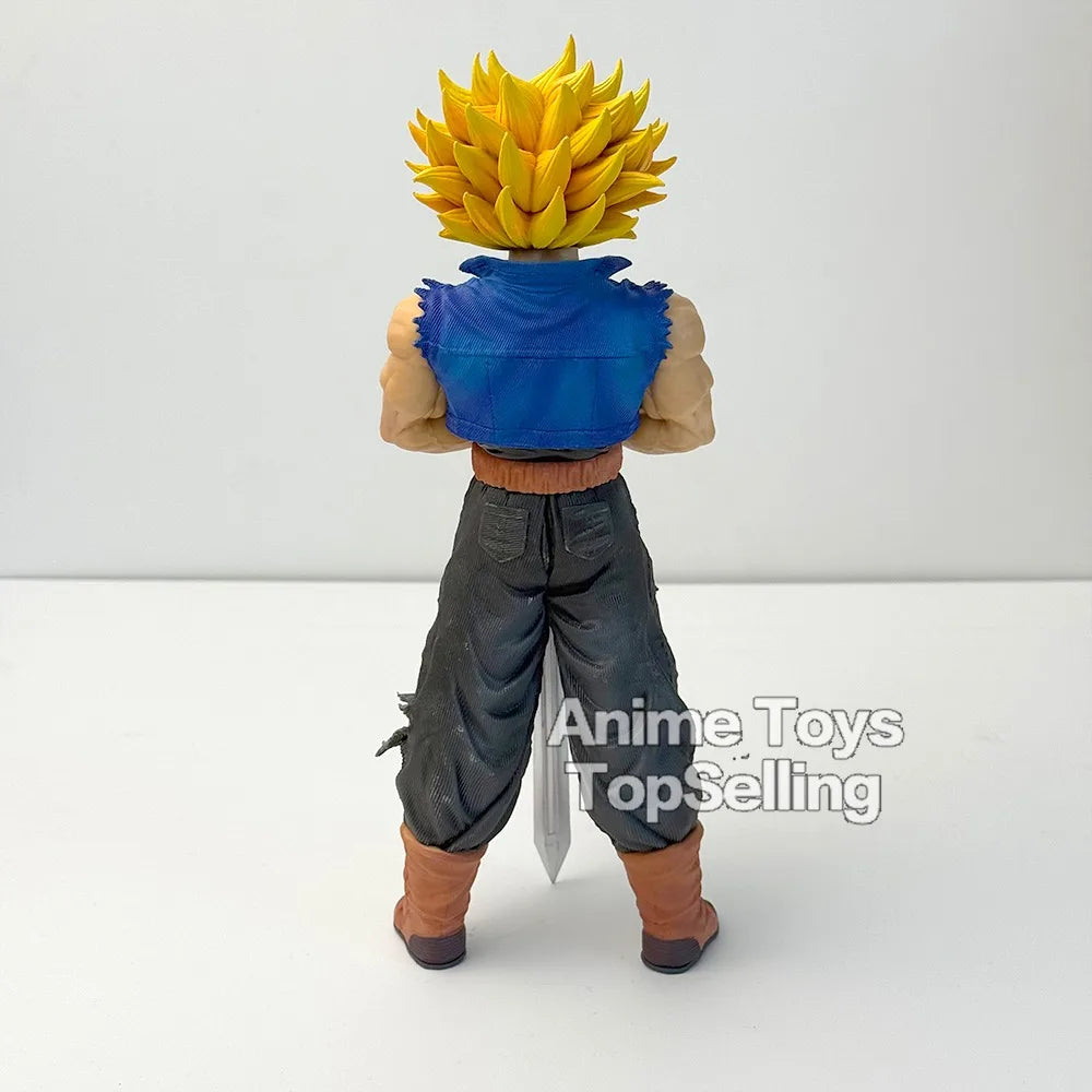 25cm/9.84in Anime Dragon Ball Z Trunks Figure Future Trunks Action Figures MPVC Statue Collection Model Toys for Gifts
