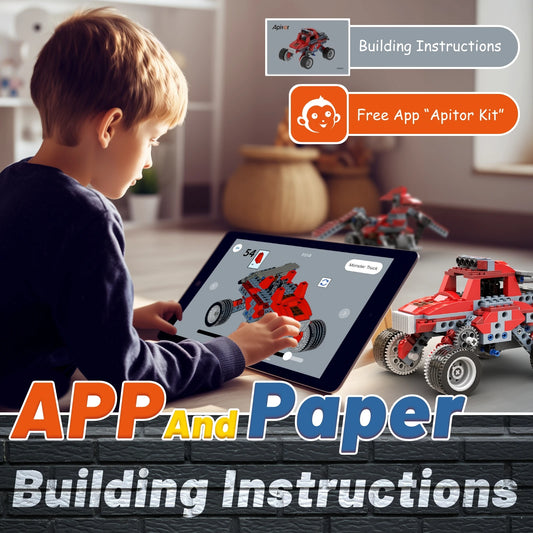 STEM Building Blocks Mechanical Gear Engineering Set Educational Off-Road Vehicle Toy Physics Science Experiment Kit For Kids 6+