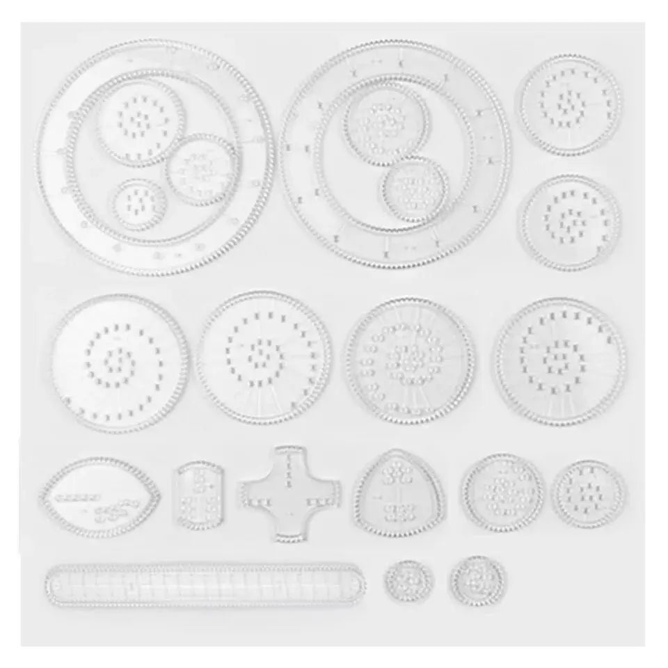 Creative Spirograph Drawing Toy Set Geometry Gear Stencil DIY Art Craft Painting Template Educational Learning Gift for Kids