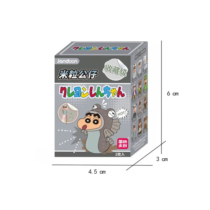 Crayon Shin-Chan Anime Figures Creative Peripheral Dinosaur Diary Baby Rice Grains Doll Model Blind Boxs Toys Children's Gifts