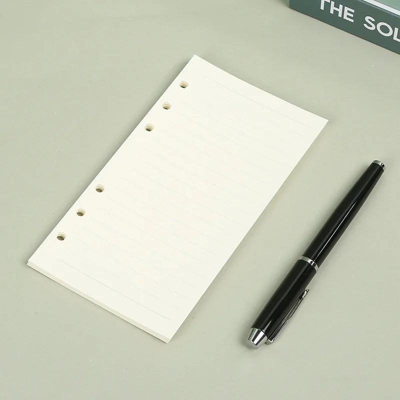 A5 A6 A7 Loose Leaf Notebook Refill Spiral Binder Inner Page Weekly Monthly To Do Line Dot Grid Inside Paper Stationery