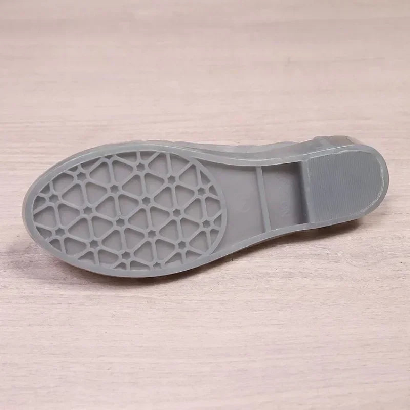 Ladies Hollow Cutout Jelly Flat Sandals PVC Closed Toe Back Strap Shoes Lightweight Non Slip Summer Beach Daily Walking Sandals