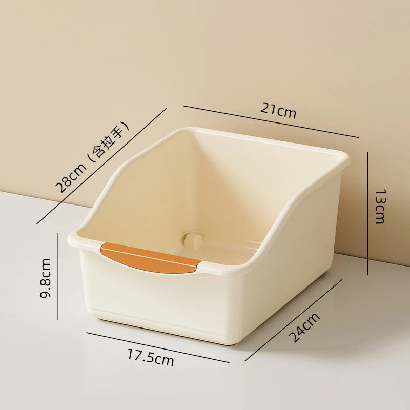 Kitchen Storage Basket Spice Seasoning Sundries Pantry Bathroom Sundries Plastic Storage Box for Home Organization