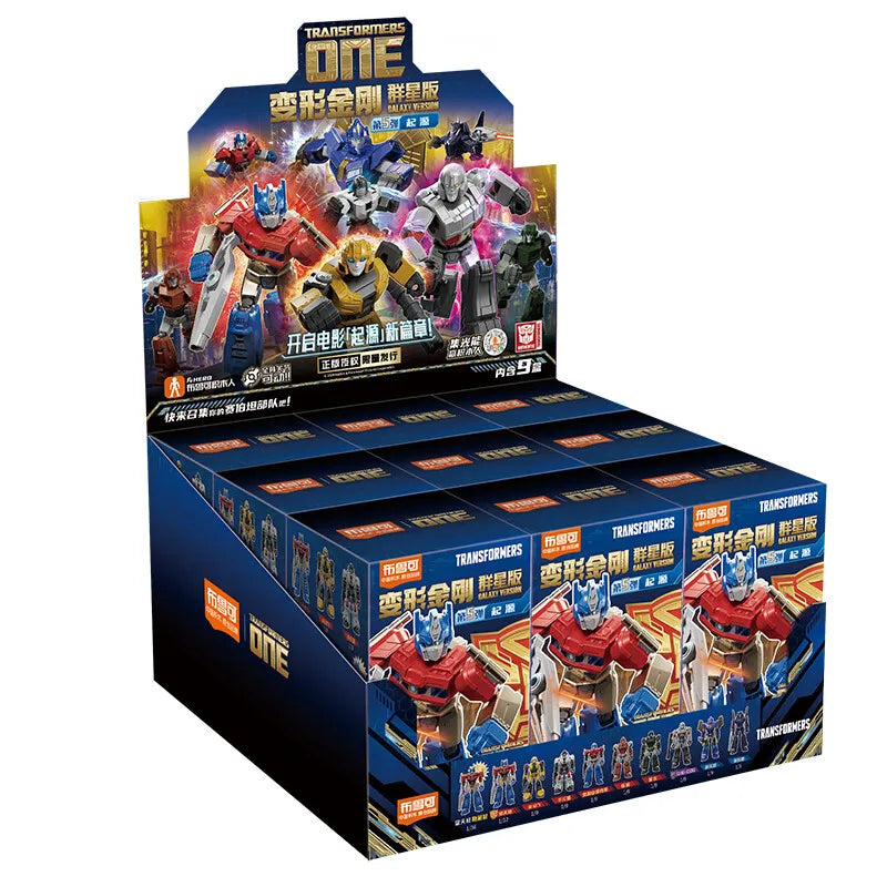 Blokees Transformers Optimus Prime Megatron Unicron Shockwave Skywarp Sludge Grimlock Metroplex Action Figure Anime Model Toys