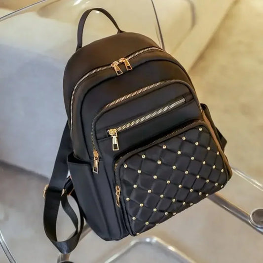 Travel backpack, double-shoulder bag, fashionable travel schoolbag, women's large-capacity multi-purpose bag
