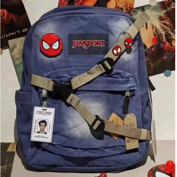 In Stock Jansport Backpack Peter Parker Spider Man Brand New Day The Amazing Spider Man Merchandise Movies Merchandise Gifts