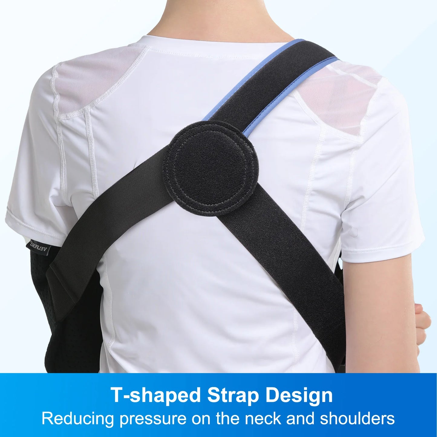 VELPEAU Arm Sling for Elbow Injury, Arm Fracture and Dislocation, Medical Shoulder Immobilizer Universal for Both Hands