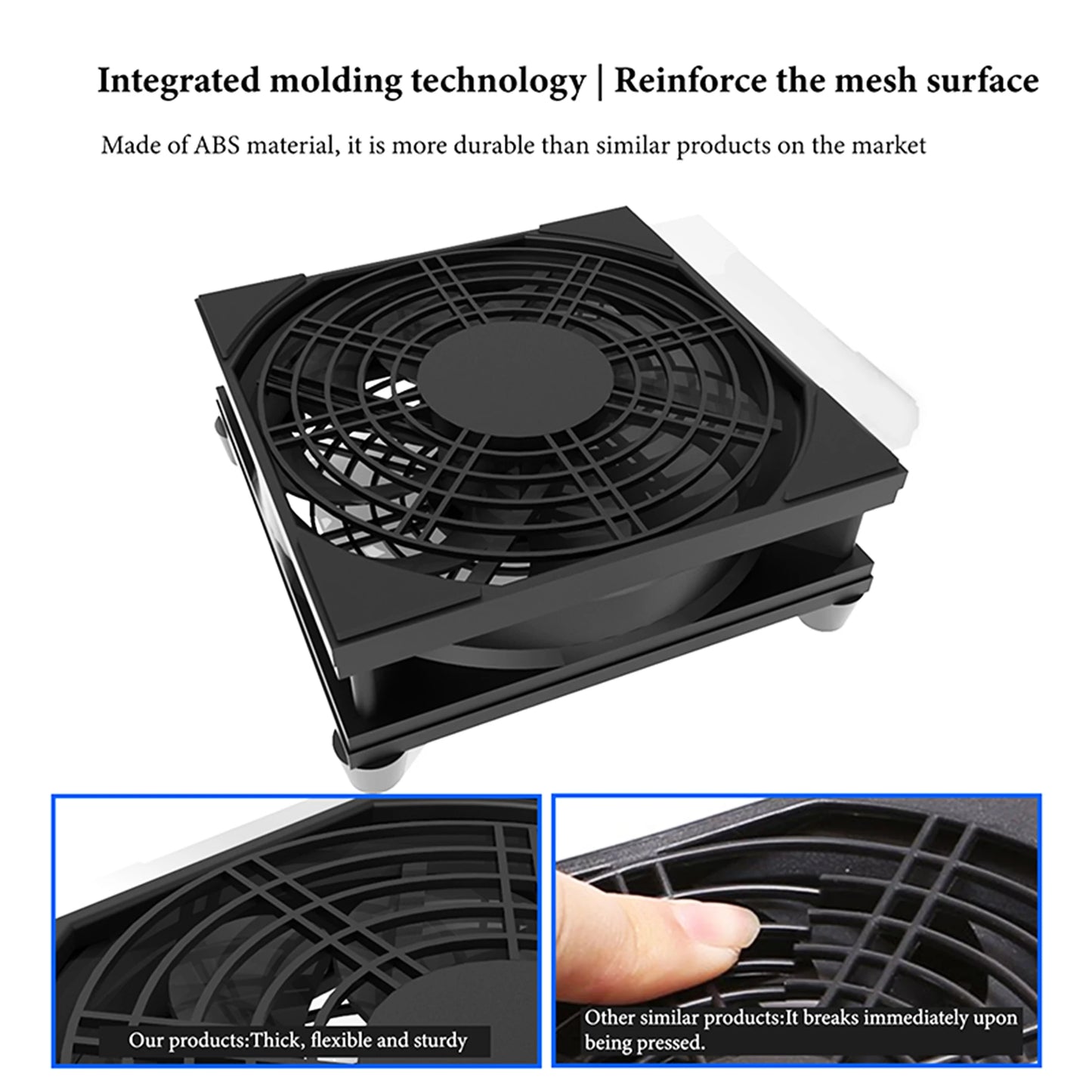 1pc USB supports 3-speed adjustment. The computer fan is silent. The 5V power supply fan is equipped with a speed controller, su