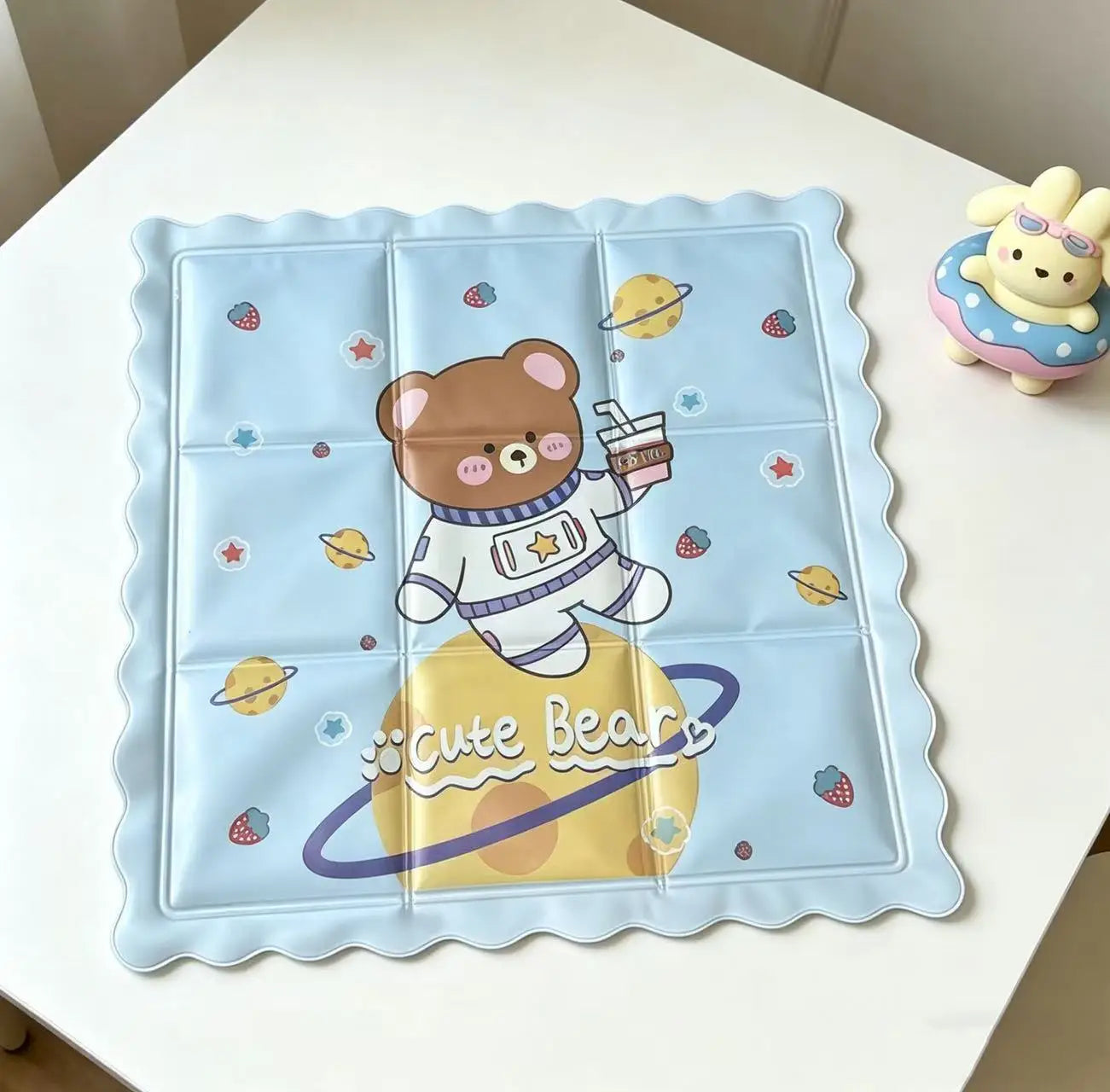 Rilakkuma Cooling Gel Seat Cushion Summer Ice Cooling Pad Waterproof Heat Dissipation For Car Office Dormitory Chair Buttock Mat