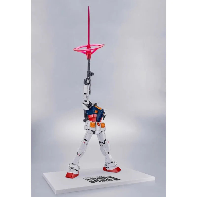 Bandai RX-78-2 GUNDAM Anime Action Figures Mechanic Designer OkAwra Kunio 50th Anniversary Exhibition Ver. Model kit Toys Gift