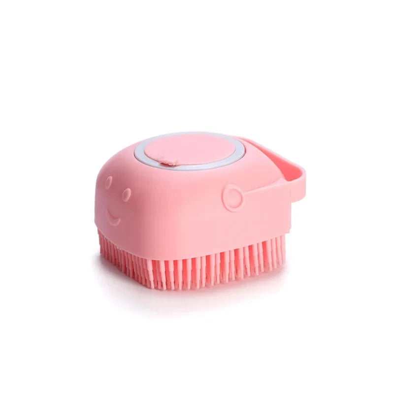 Bath Massage Brush Bathroom Multifunctional Puppy Big Dog Cat Soft Safety Silicone Pet Accessories for Dogs Cats Tools