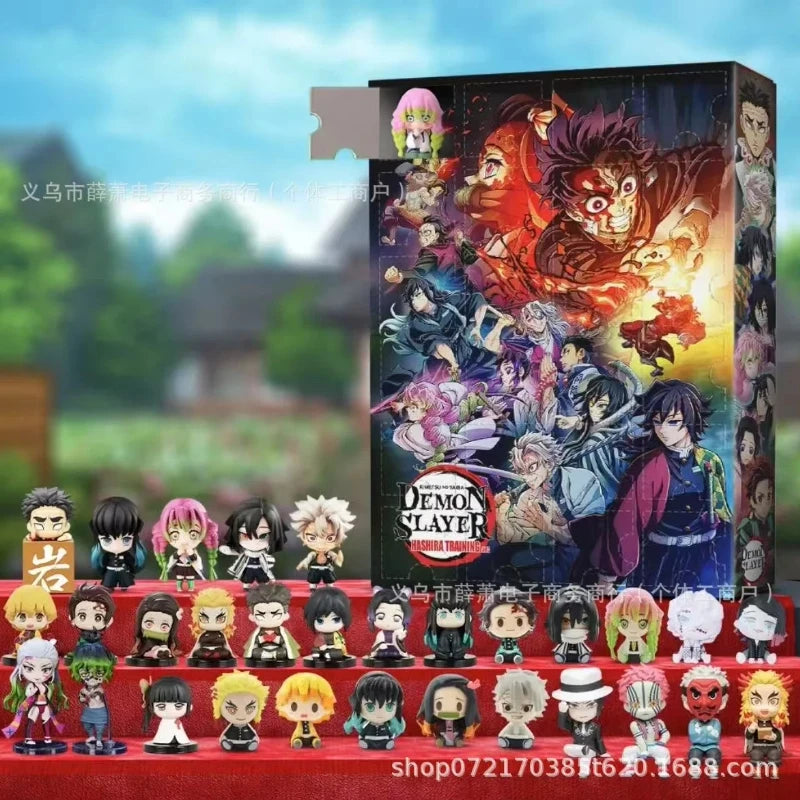 Demon Slayer Infinity Castle Acrylic Advent Calendar – 24 Blind Box Gifts