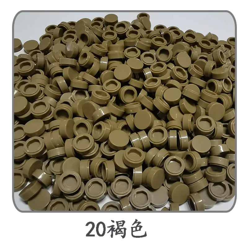 500pcs 1x1 Round  98138 Pixel Art Remix Building Block Toy Mosaic Drawing Series