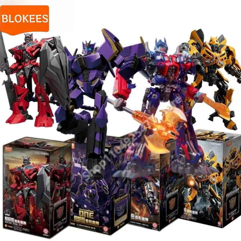 Blokees Transformers Optimus Prime The Fallen Shockwave Building Block Sentinel Prime Megatron Scourge Action Anime Figure Toys