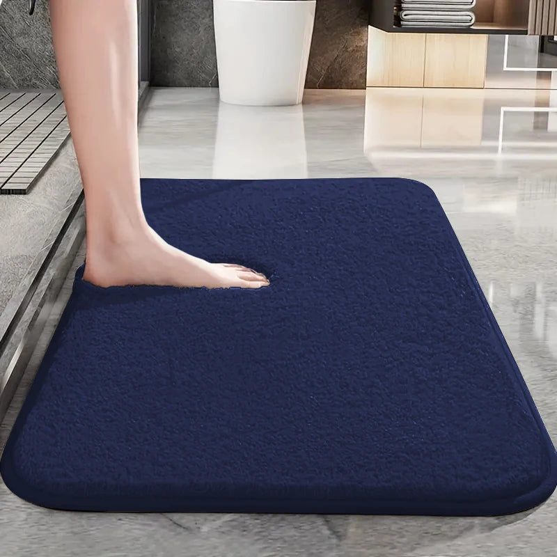 Super Water Absorbent Bathroom Floor Mat Anti-slip Bathroom Mat Bath Mat Long Hair Floor Mat Bedroom Door Mat Home Decoration
