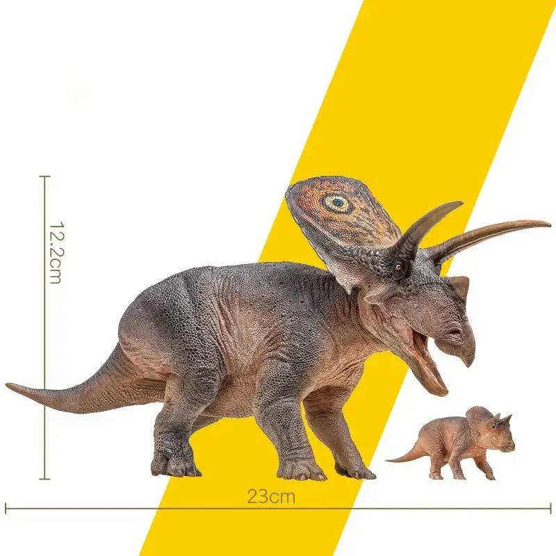 Bull Horn Dragon Aubrey and Big Bay 1:35 Science and Art Model Dinosaur Museum Collection Ornament Figure Festival Gift Birthday