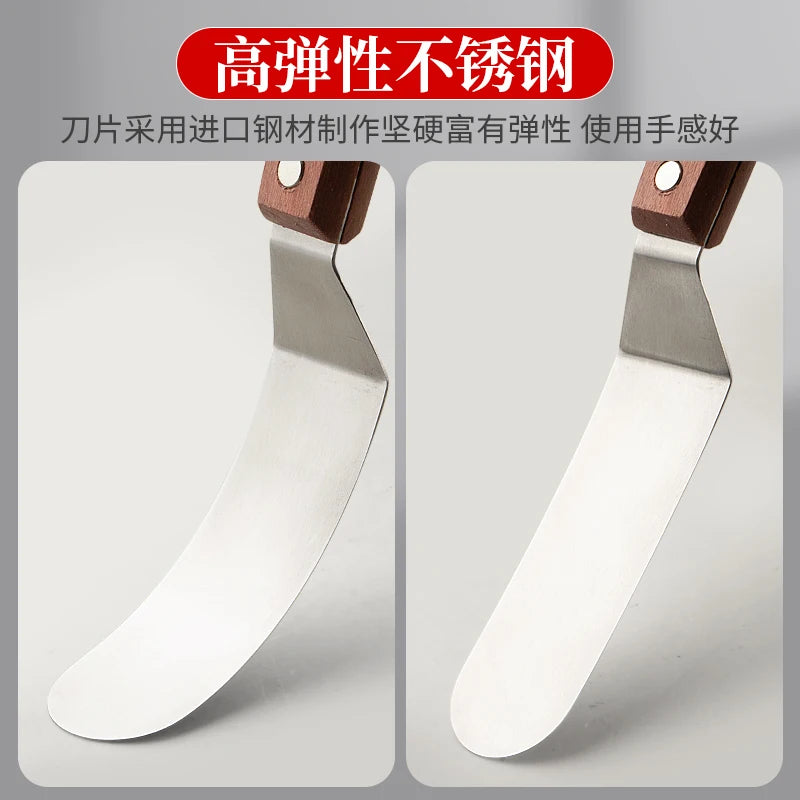 1PC Large Paint Palette Knife Stainless Steel Spatula Color Mixing Art Supplies for Oil, Acrylic, Canvas, Watercolor Painting