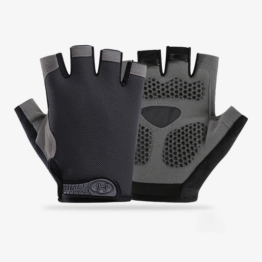 Men Cycling Bicycle Gloves Half Finger Gym Gloves Women Mitten Breathable Anti-slip Glove Fitness Sport Training Gloves