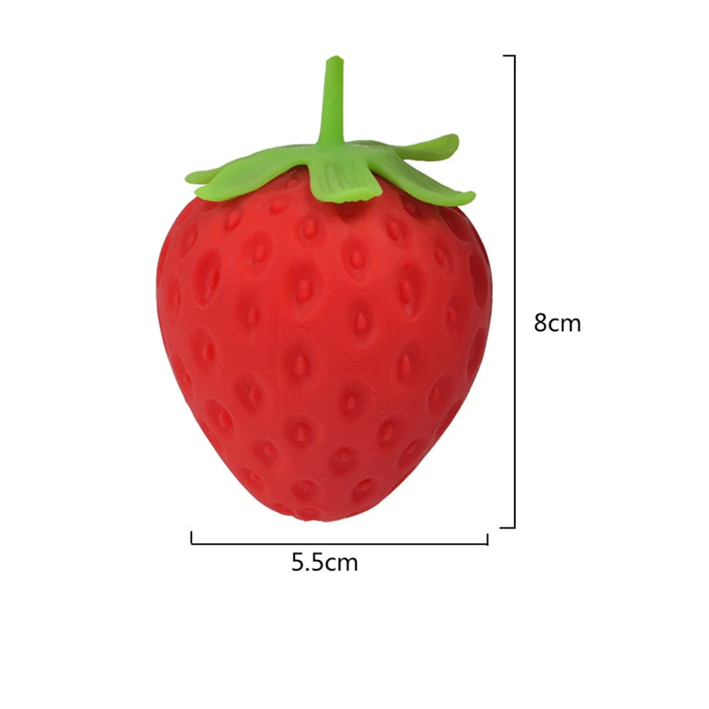 Super Jumbo Strawberry Squishy Slow Rising Antistress for Adults Anti-Anxiety Fidget Toy Kid Grownups Squeeze with Non-Toxic Toy