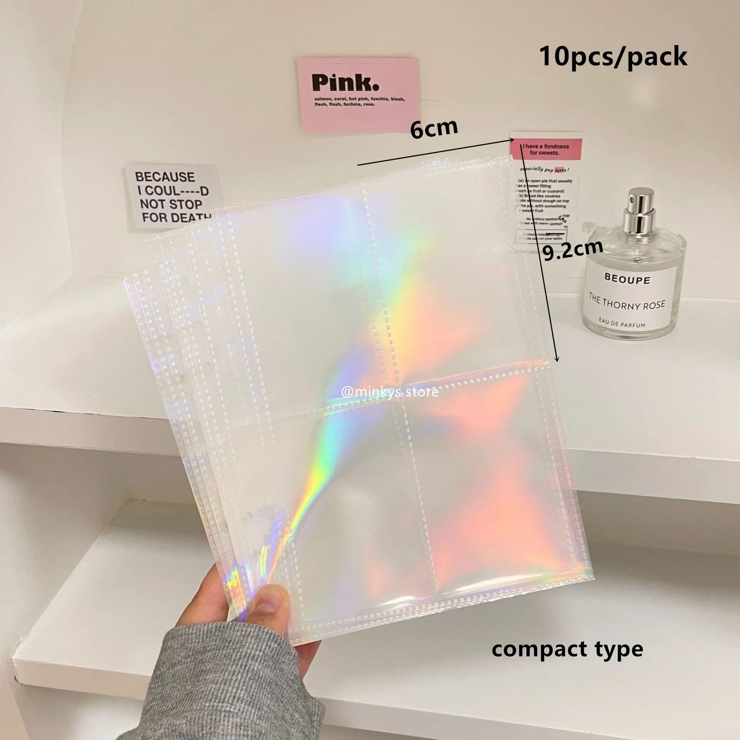 MINKYS Original Design Starrry Star PU A5 Kpop Photocard Binder Collect Book Idol Photo Card Holder Photocards Album
