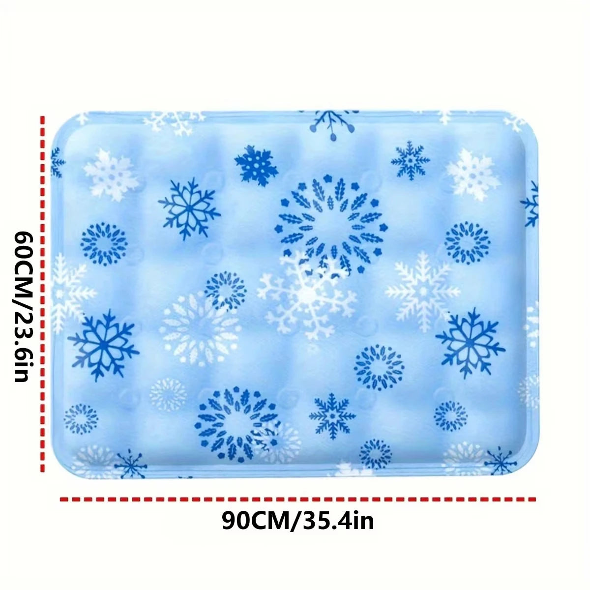 Pet Cooling Mat, Dry Ice Water Injection Cool Pad, Waterproof Wear Resistant, Summer Heat Relief Cooling Cushion for Dogs & Cats