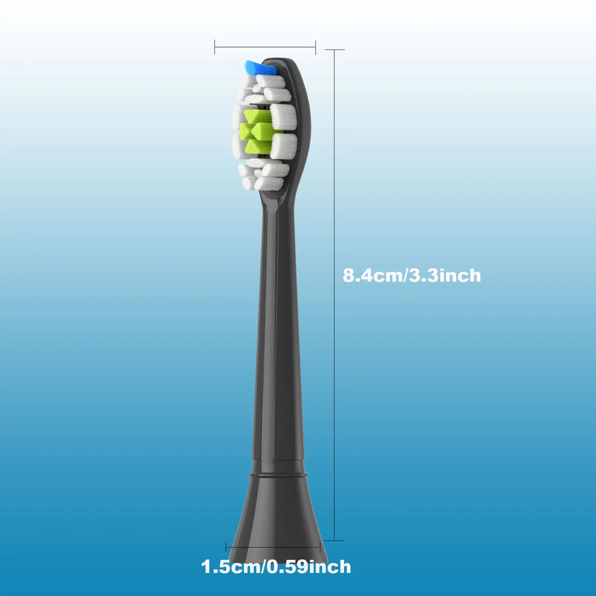Replacement Brush Heads Compatible with Philips Sonicare Electric Toothbrush Fit for EasyClean, Gum Health, FlexCare, Healthy
