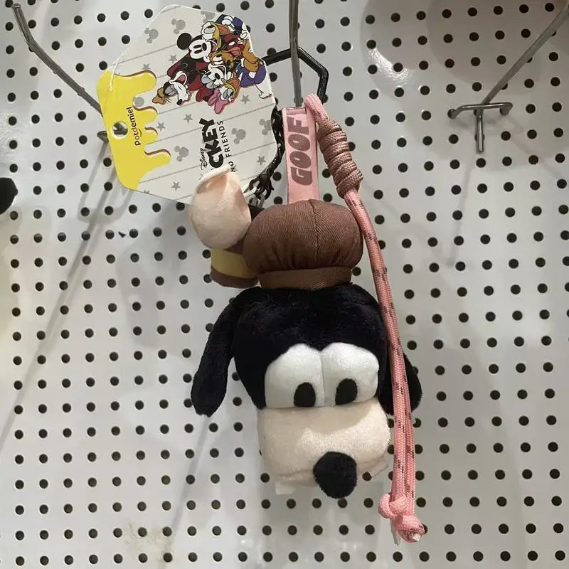 Authentic Mickey Mouse Soft Plush Keychain Stuffed Doll Pendant Bag Backpack Charm Gift For Kids Adults Disney Lovers