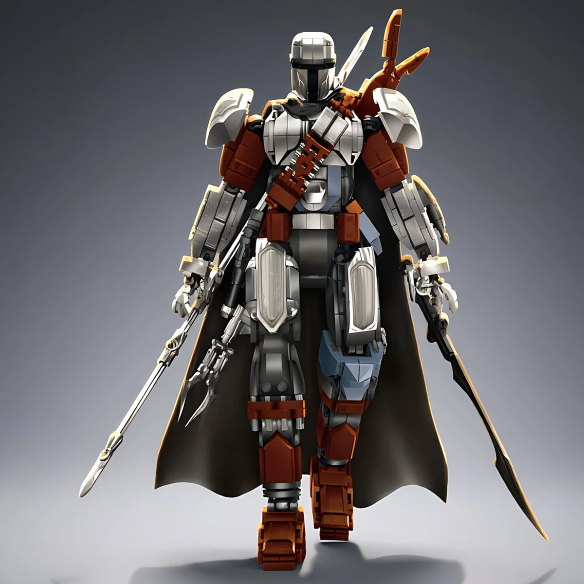 Mech Robot Building Block Model – Medieval Star Soldier Display Ornament