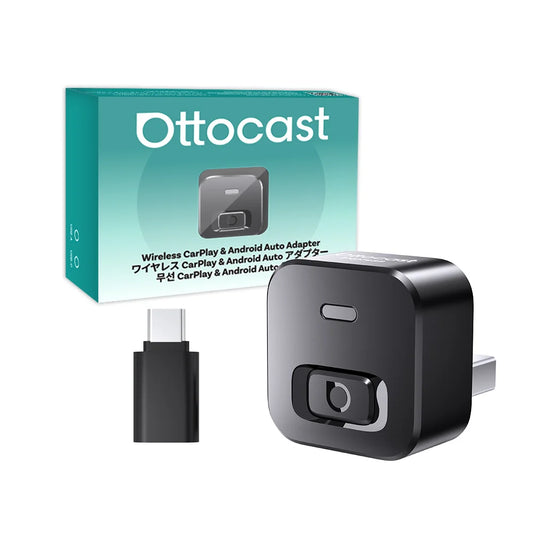 Ottocast Cabin Care Wireless CarPlay Adapter Baby Car Camera 1080P HD 150° Wide-angle Night Vision Backseat Monitor for 98% Car