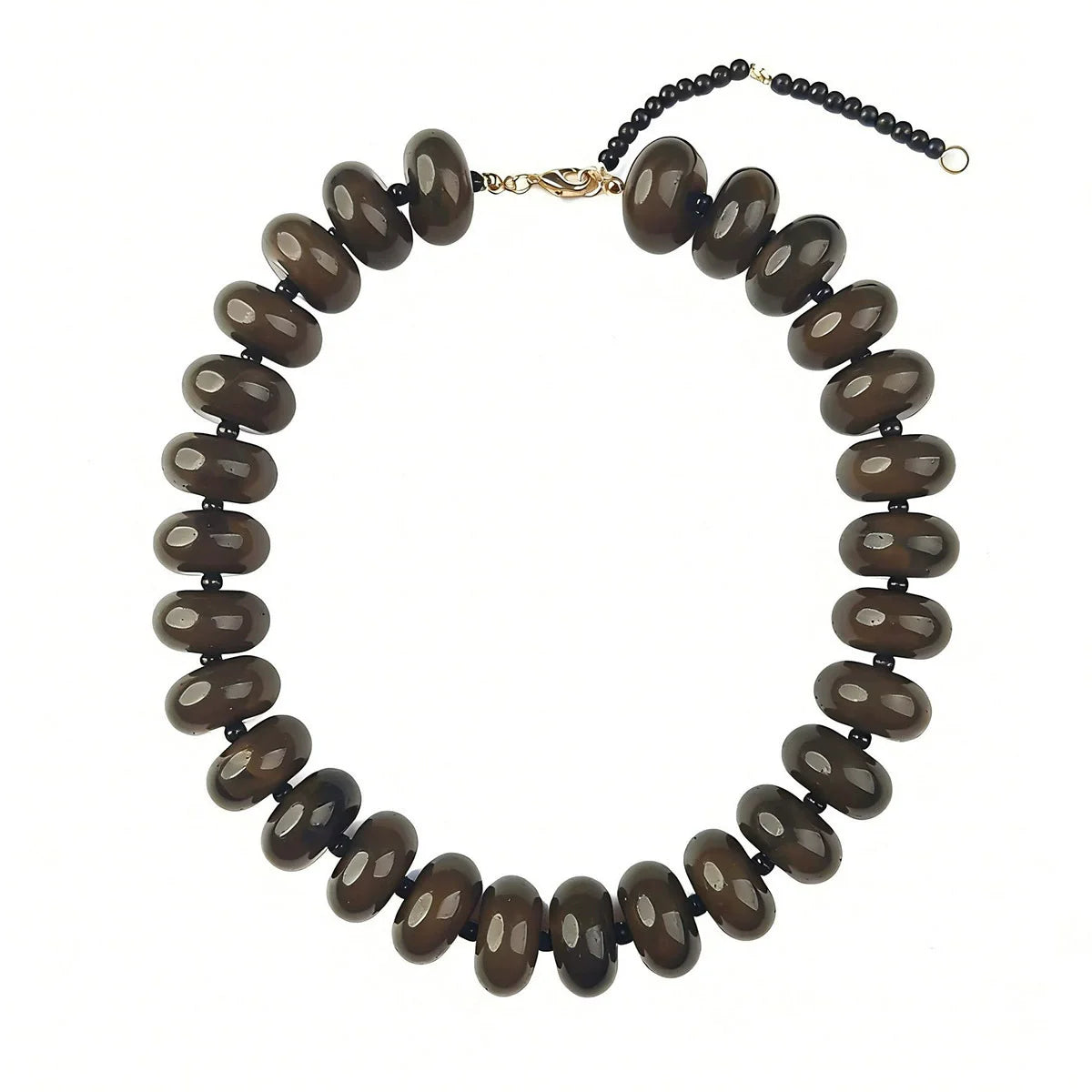 Bohemian Fashion Casual Dopamine Resin Bead Necklace Charms Chunky Jewelry Suitable for Women Daily Vacation Wear