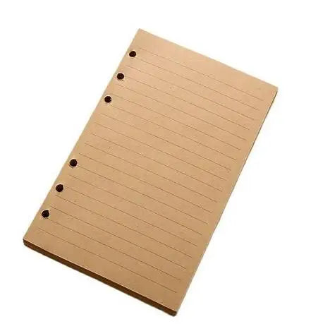 2026Colored A5 A6 Loose Leaf Notebook Refill Spiral Binder Inner Page Weekly Monthly To Do Line Dot Grid Inside Paper Stationery