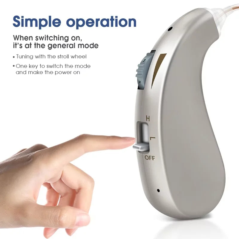Enlarged hearing health earphones enhance ear sound protection for the elderly with hearing loss and tinnitus For Hearing Aid