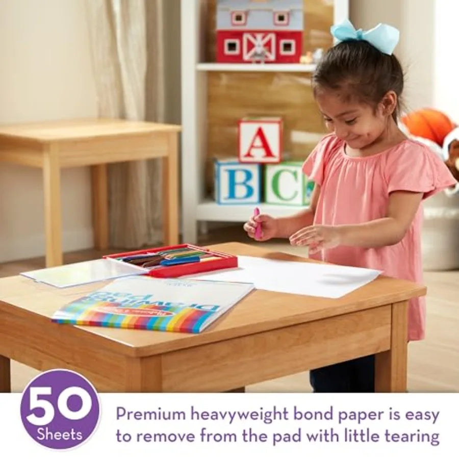 Drawing Pad 9 x 12 inches with 50 Sheets of White Bond Paper