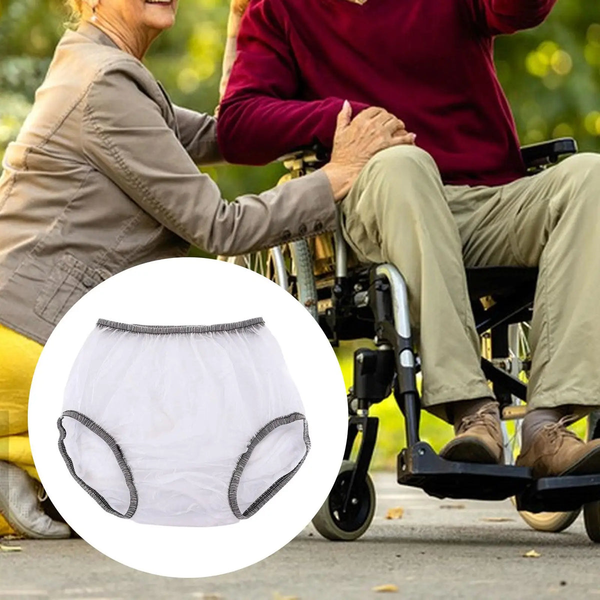 Incontinence Cover Pant Adults Diaper Underwear Protect Cloth Waterproof Brief Soft Diaper For Elderly Bedridden Patients