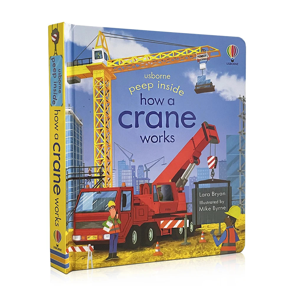 Usborne Peep Inside How Works Series Scientific Knowledge Learning Picture Book in English Daily Bedtime Reading Book Montessori