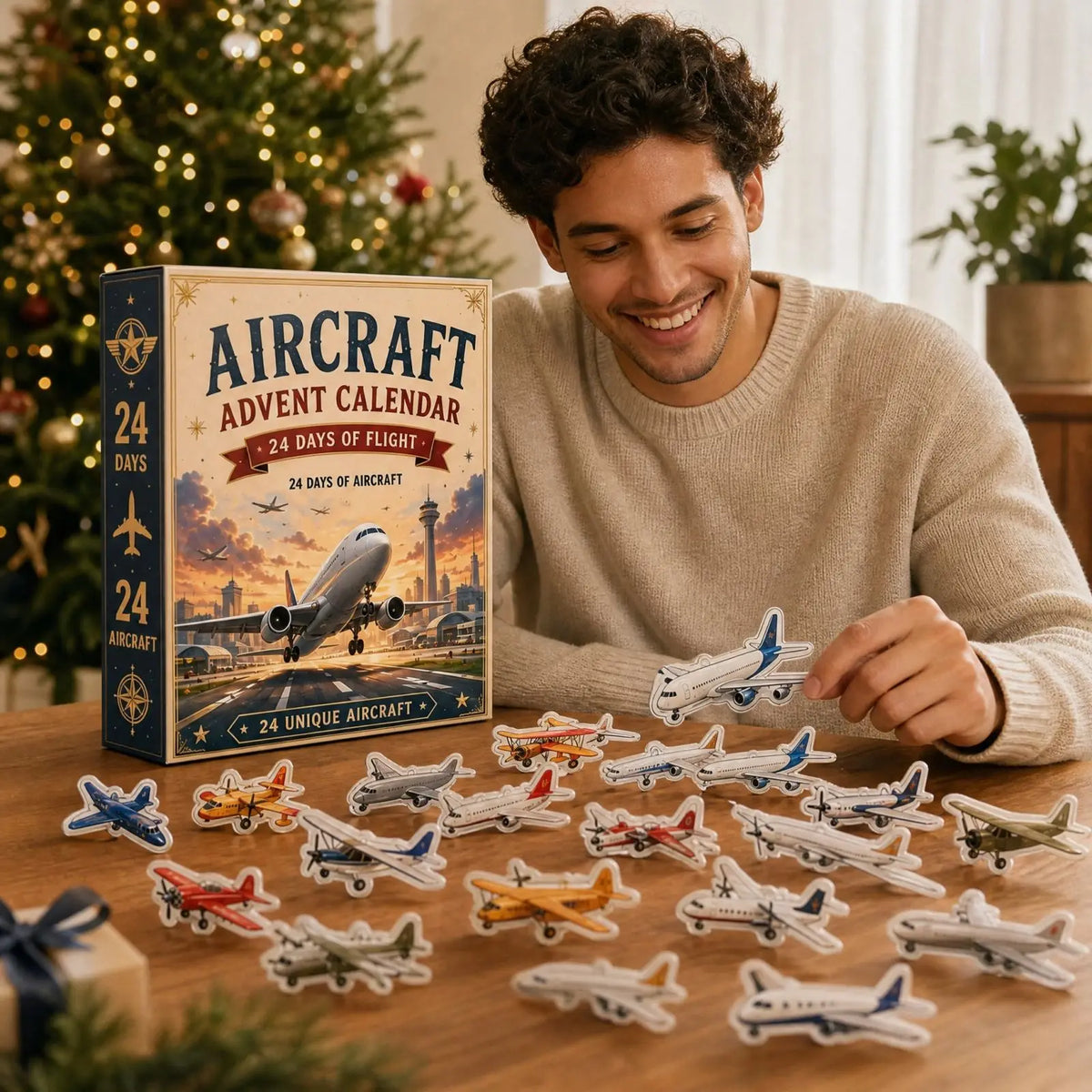 Aircraft Advent Calendar – 24 Daily Surprises Christmas Gift Box