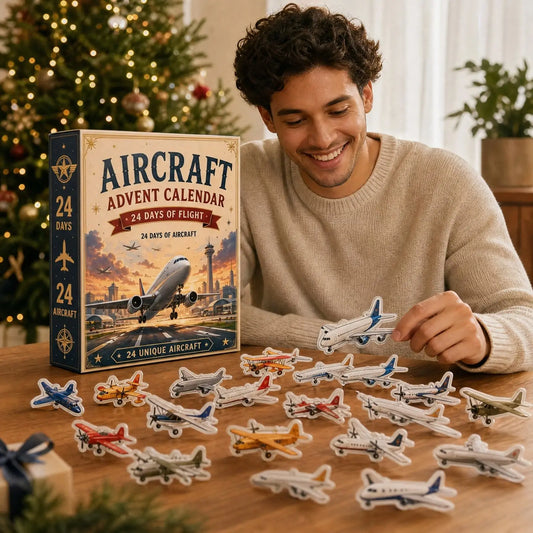 Aircraft Advent Calendar – 24 Daily Surprises Christmas Gift Box