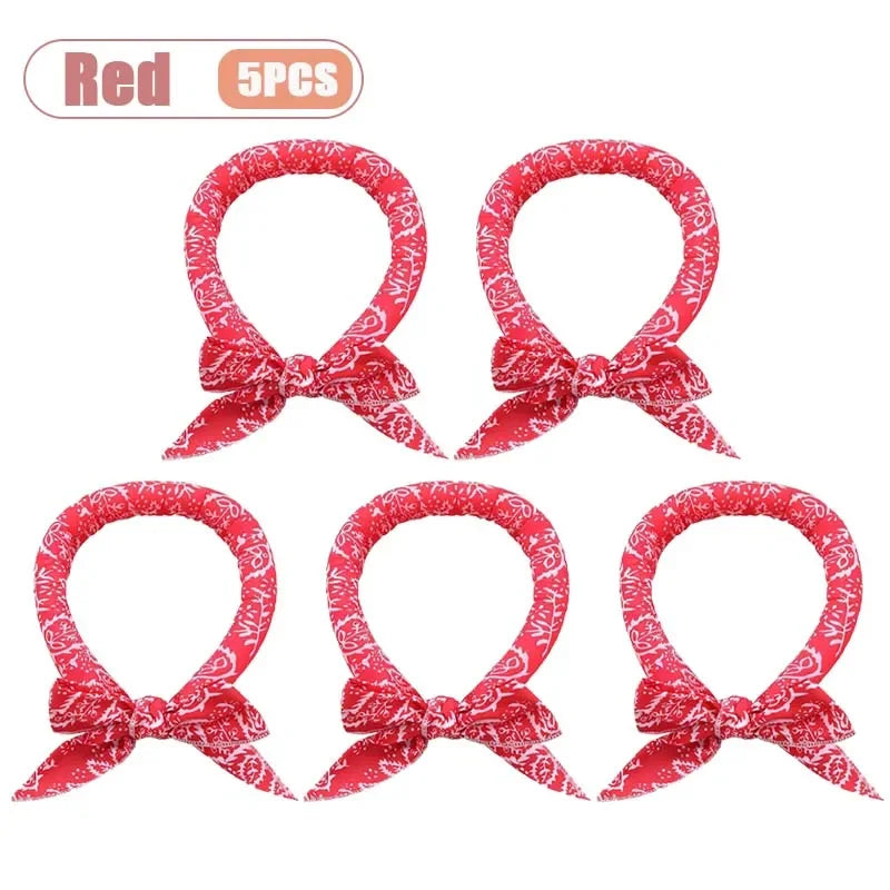 1-20PCS Summer Pet Cooling Scarf for Cats Dogs Ice Collar Cartoon Design Breathable Heat Relief Outdoor Travel Accessory
