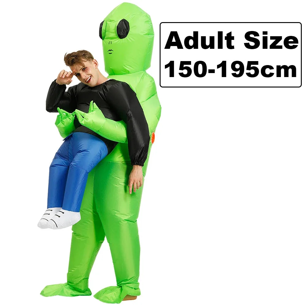 Halloween Adult  Alien Inflatable Costume Kids Boys Girl Christmas Party Cosplay Men Women Funny Suit Dress Anime Fancy Party